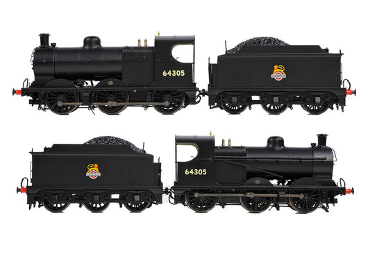 Bachmann 31-319A GCR 9J (J11) 64305 BR Black (Early Emblem) OO Gauge