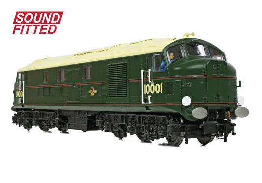 Bachmann 31-995ASF LMS 10001 BR Lined Green (Late Crest) SOUND FITTED OO Gauge