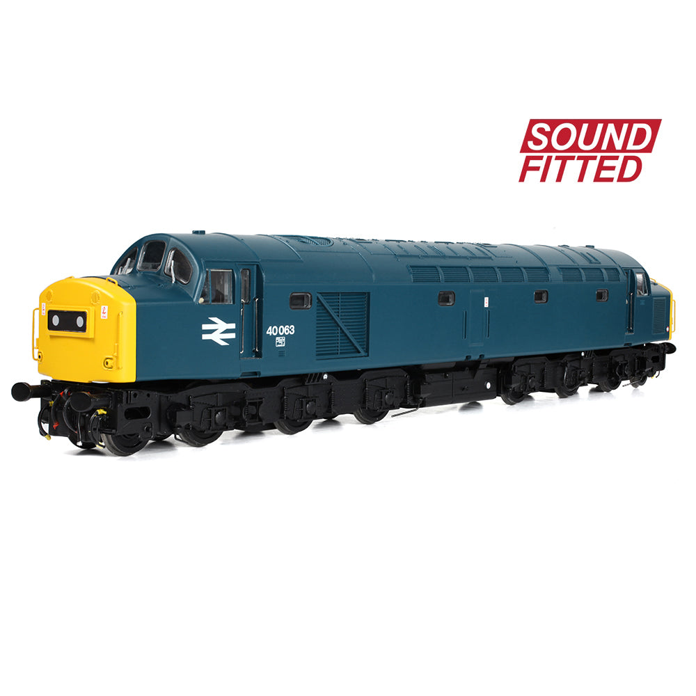 Bachmann 32-490SF Class 40 Centre Headcode (ScR) 40063 BR Blue, OO Gauge *LAST FEW*