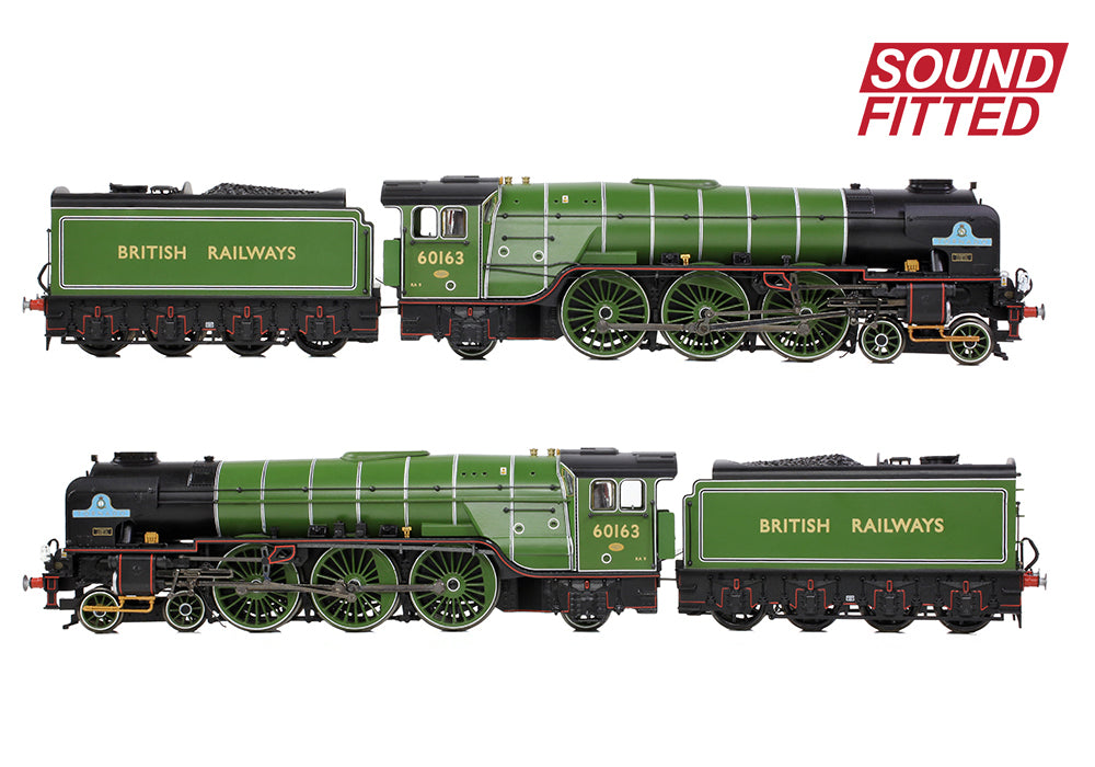 Bachmann 32-550ESF LNER Peppercorn A1 60163 'Tornado' BR Lined Apple Green (British Railways) SOUND FITTED OO Gauge *PRE ORDER £276.21*