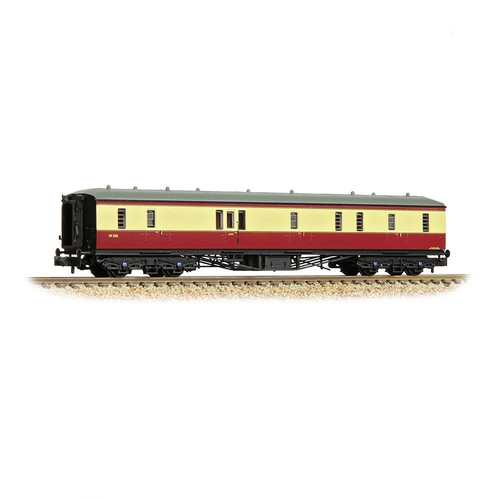 Farish 374-585A GWR Hawksworth Full Brake BR Crimson & Cream - N Gauge