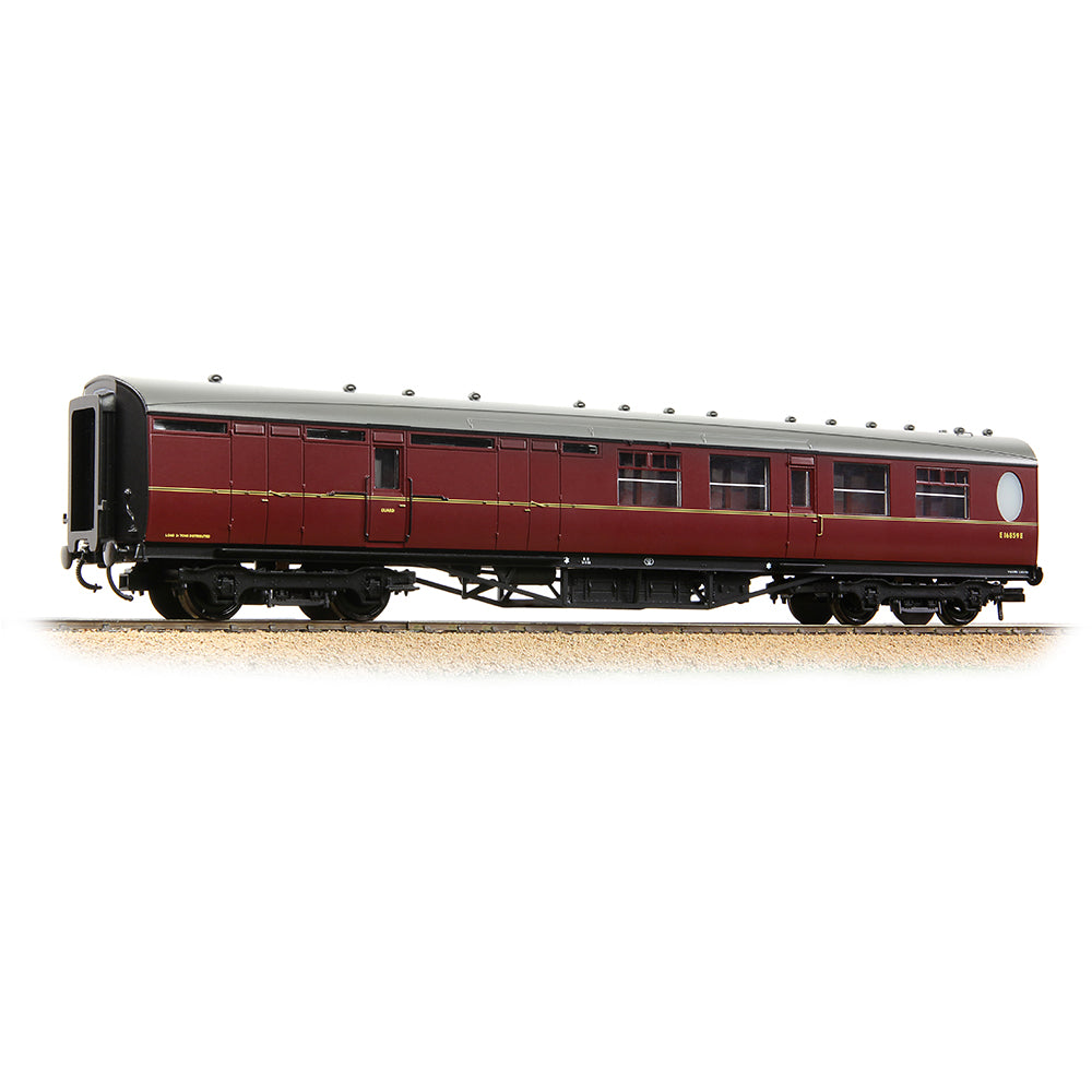 Bachmann 34-462A LNER Thompson Brake Second Corridor BR Maroon OO Gauge