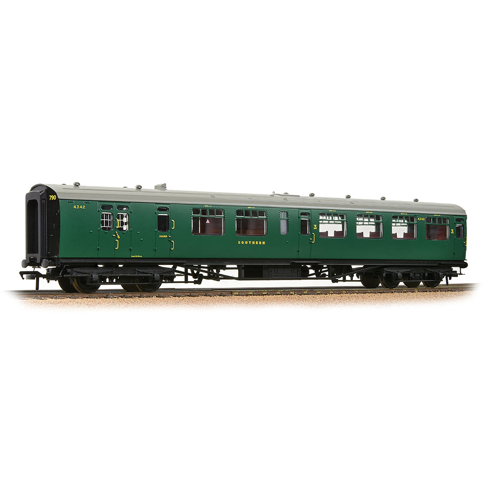 Bachmann 34-725A Bulleid Semi-Open Brake 3rd (10" Vents) Malachite Green