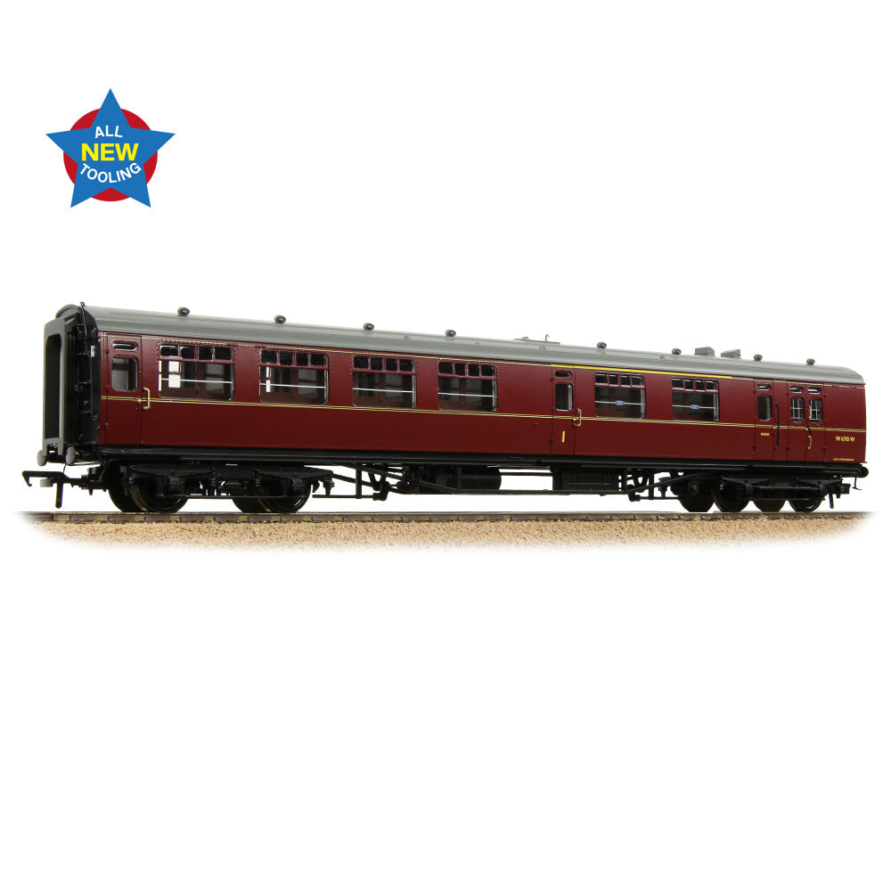 Bachmann 34-762 SR Bulleid Brake Composite Corridor 10" Vents BR Maroon OO Gauge *PRE ORDER £67.46*