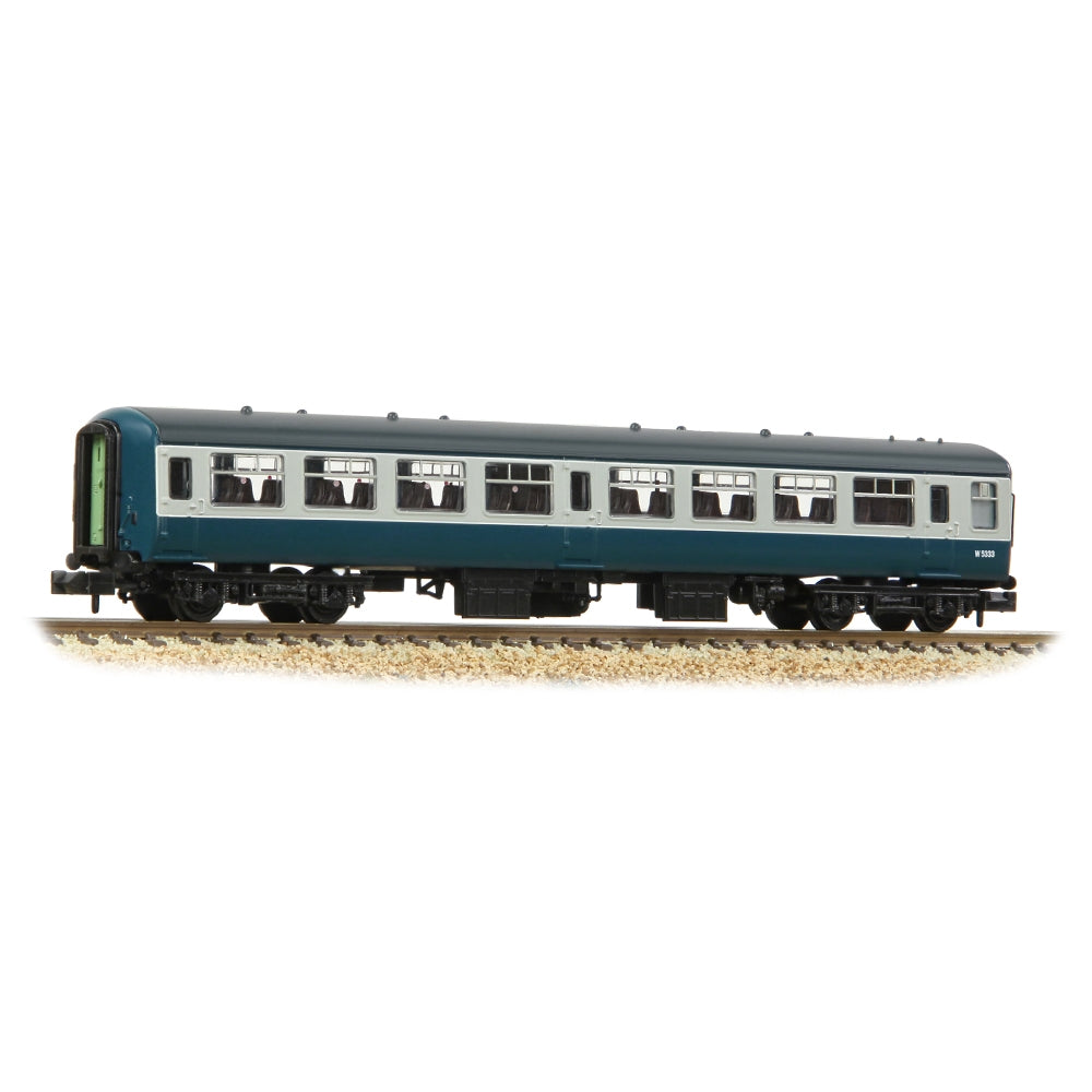 Farish 374-710C BR MK2A TSO Tourist Second Open BR Blue & Grey - N Gauge