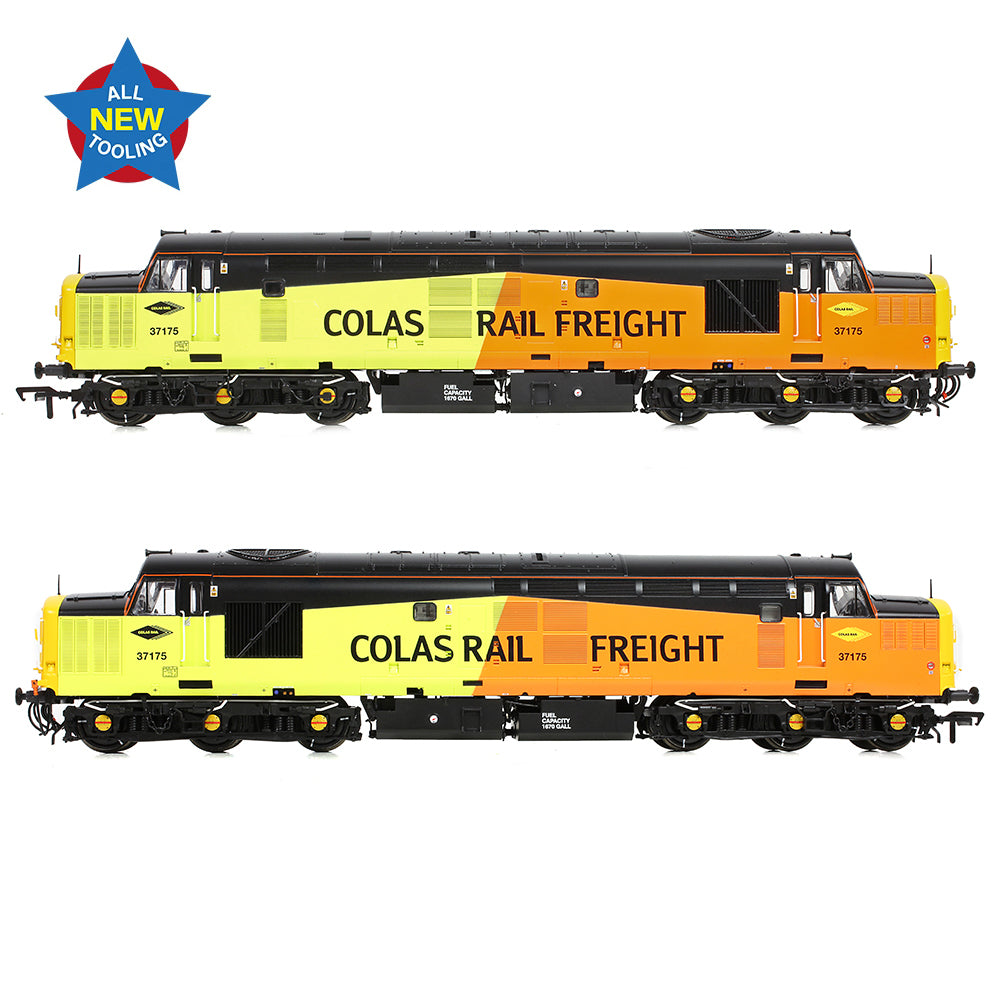 Bachmann 35-310 Class 37/0 Centre Headcode 37175 Colas Rail OO Gauge
