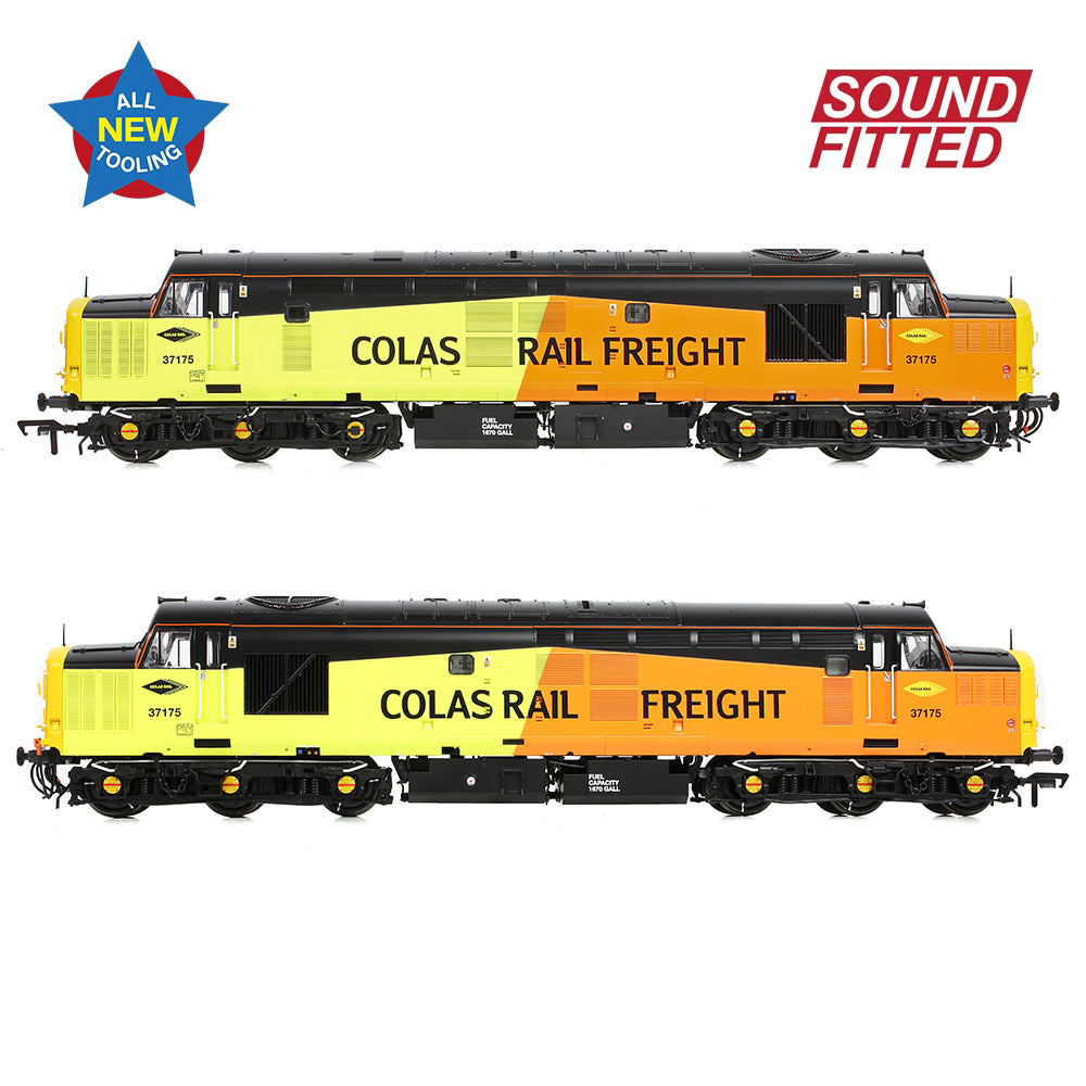 Bachmann 35-310SF Class 37/0 Centre Headcode 37175 Colas Rail OO Gauge