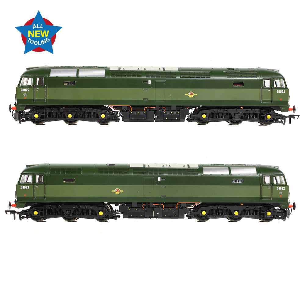 Bachmann 35-410A Class 47/0 D1922 BR Two-Tone Green (Small Yellow Panels) OO Gauge *PRE ORDER £203.96*