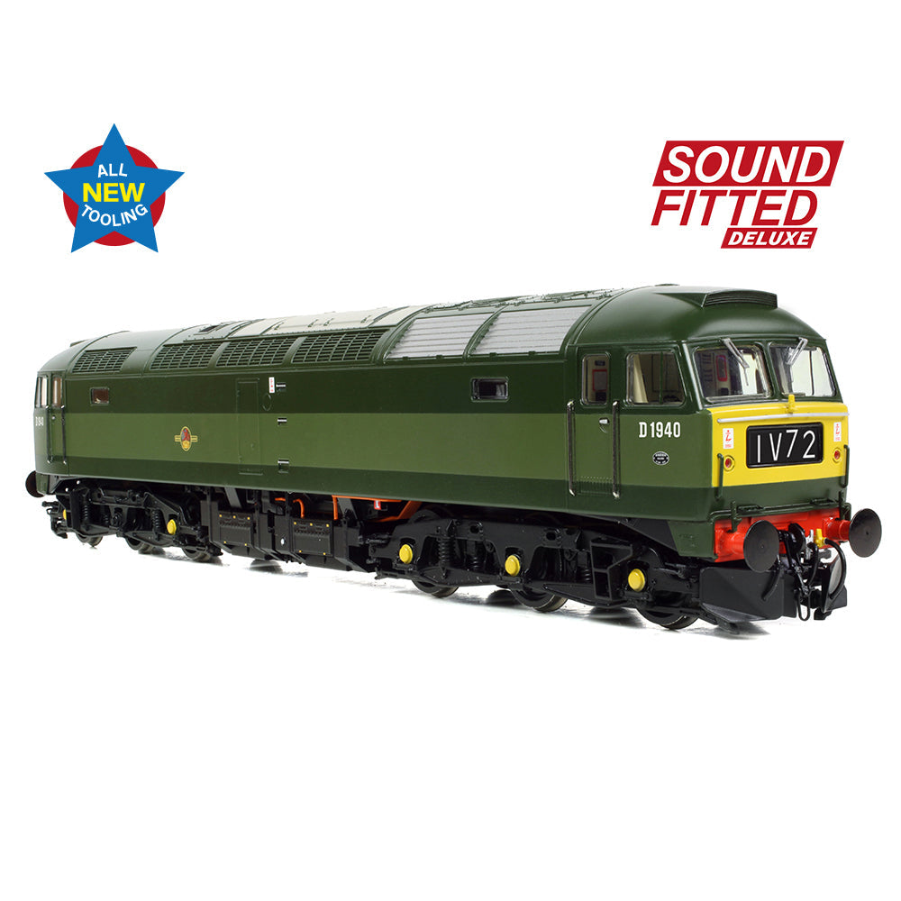 Bachmann 35-410BSFX Class 47/0 D1940 BR Two-Tone Green (Small Yellow Panels) OO Gauge *PRE ORDER £335.71*