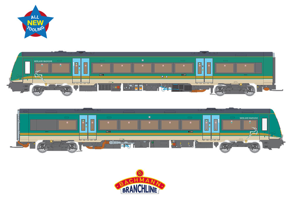 Bachmann 35-601 Class 170/1 2-Car DMU 170114 Midland Mainline OO Gauge *PRE ORDER £297.46*