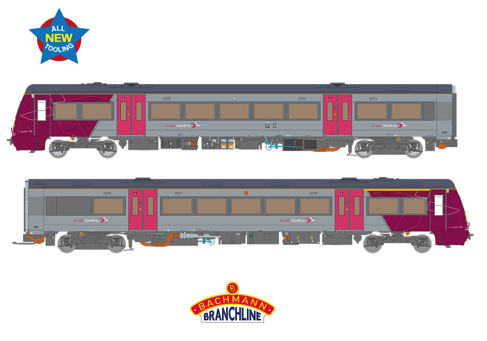 Bachmann 35-602 Class 170/1 2-Car DMU 170111 Cross Country OO Gauge *PRE ORDER £297.46*