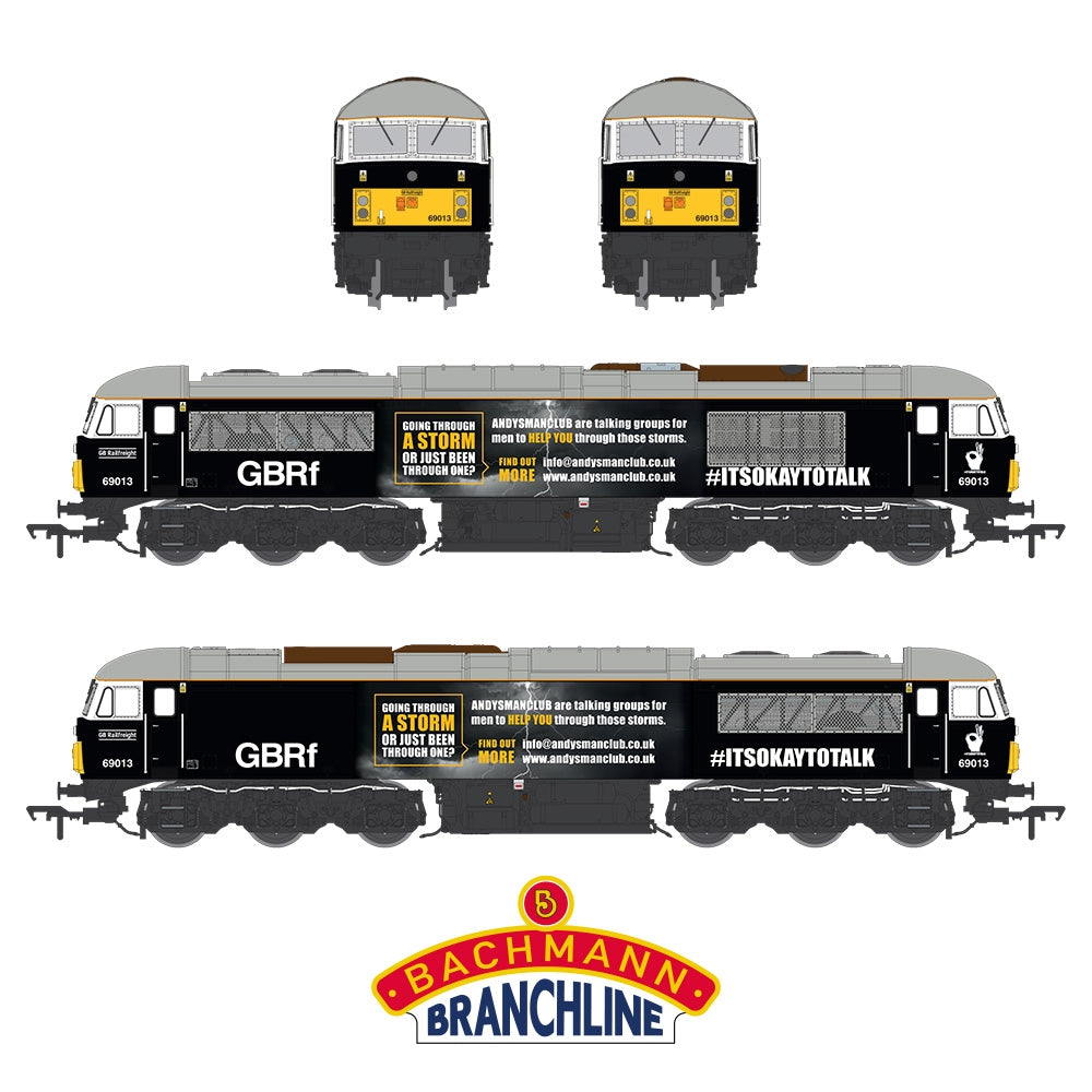 Bachmann 35-782 Class 69 69013 Andy's Man Club GBRf Black OO Gauge *PRE ORDER £212.46*