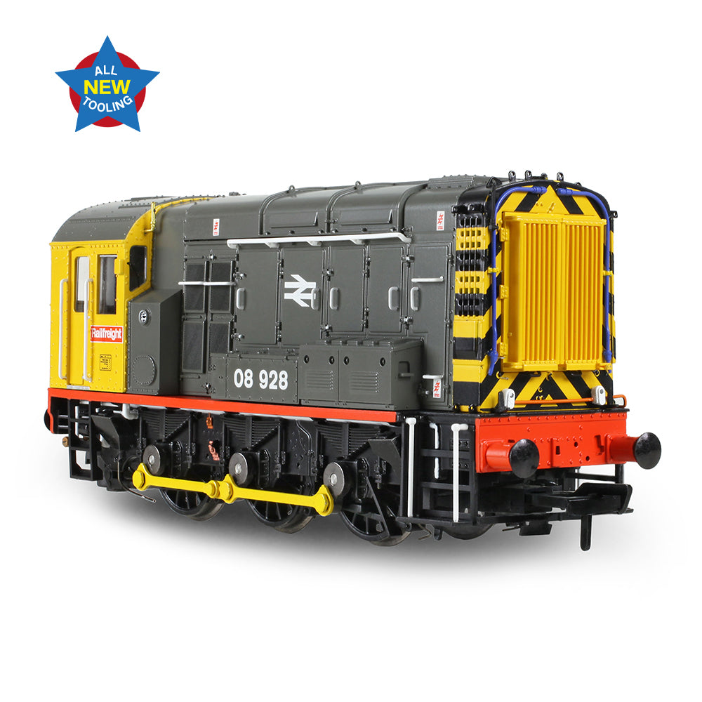 Bachmann 35-906 Class 08 08928 BR Railfreight (Red Stripe) OO Gauge *LAST FEW*