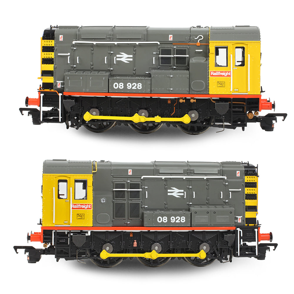 Bachmann 35-906SFX Class 08 08928 BR Railfreight (Red Stripe) OO Gauge *LAST FEW*