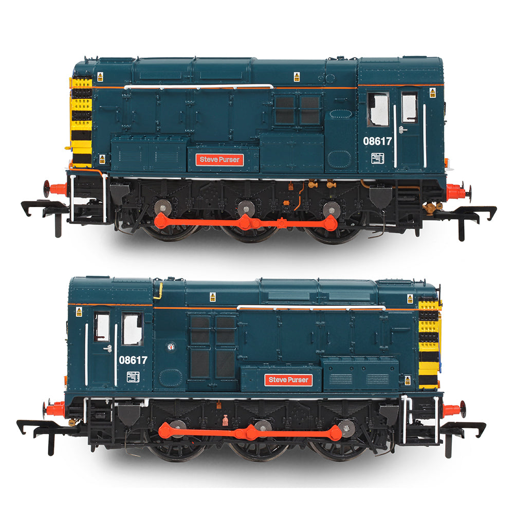 Bachmann 35-915 Class 08 08617 'Steve Purser' BR Blue OO Gauge