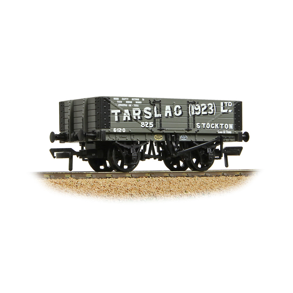 Bachmann 37-026C 5 Plank Wagon Steel Floor 'Tarslag (1923) Ltd.' Grey, OO Gauge
