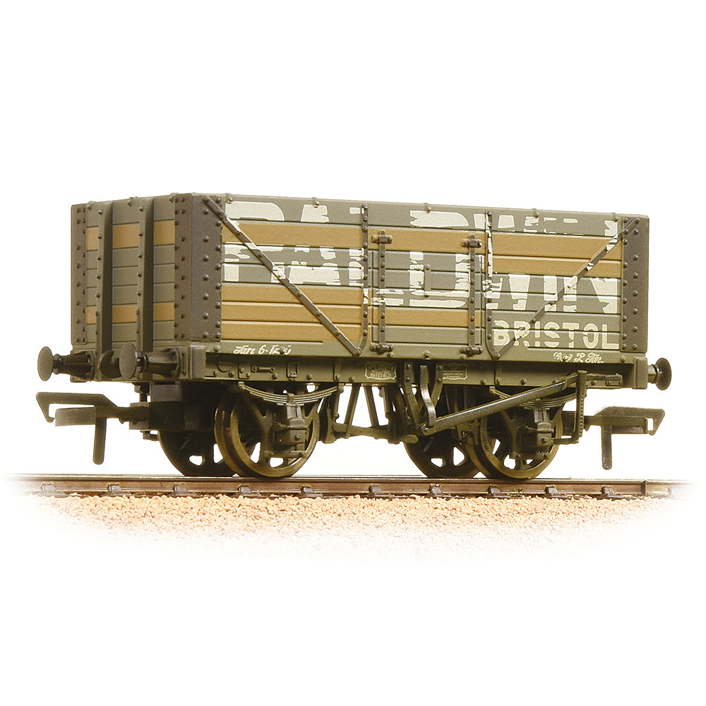 Bachmann 37-114 7 Plank Fixed End Wagon 'Baldwin' Wthrd *LAST FEW*
