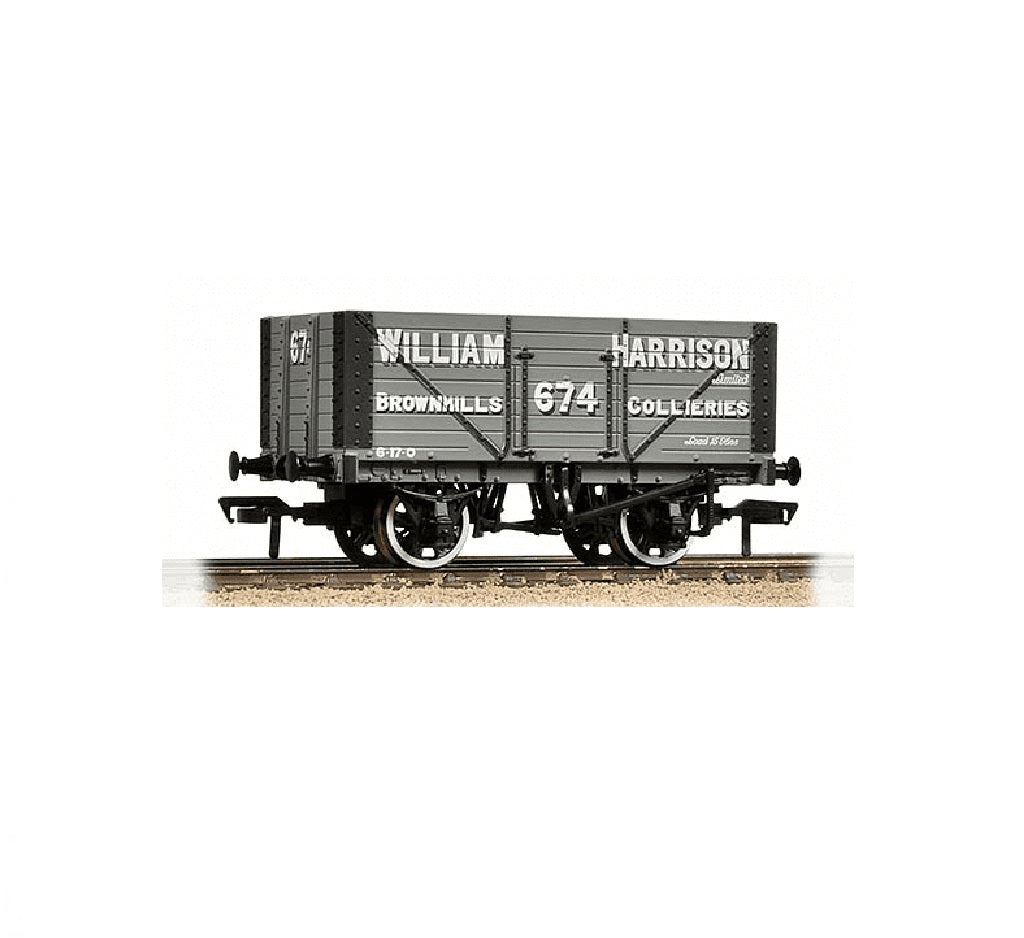 Bachmann 37-163 8 Plank Fixed End Wagon 'William Harrison' *LAST FEW*