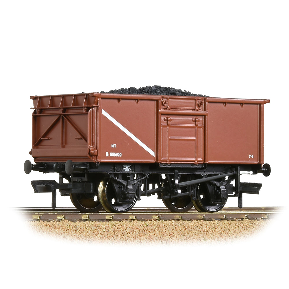 Bachmann 37-256A BR 16T Steel Mineral Wagon BR Bauxite (Early) - Includes Load *LAST FEW*