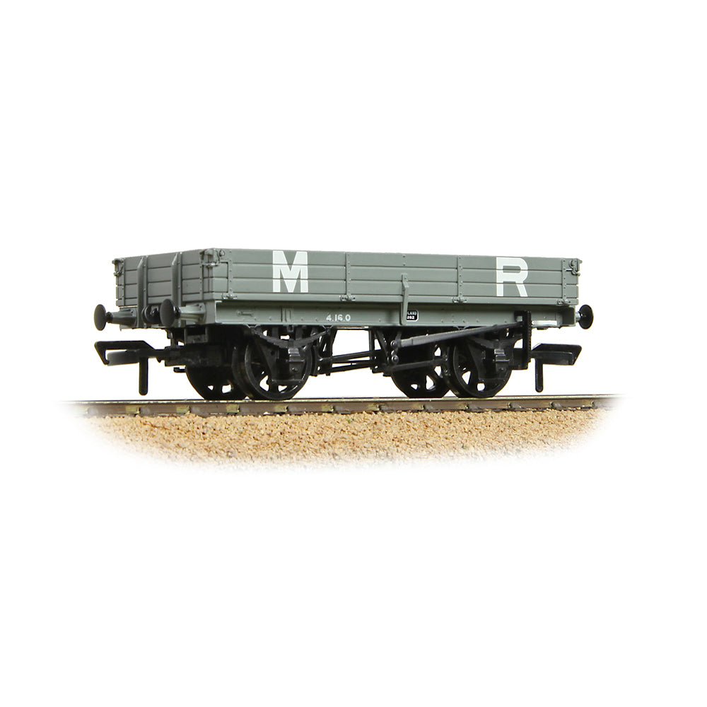 Bachmann 37-939 3 Plank Wagon MR Grey, OO Gauge