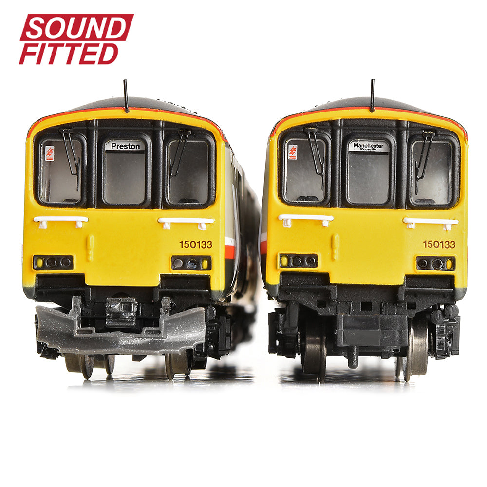 Farish 371-336SF Class 150/1 2-Car DMU 150133 BR GMPTE (Regional) (DCC SOUND), N Gauge *LAST FEW*