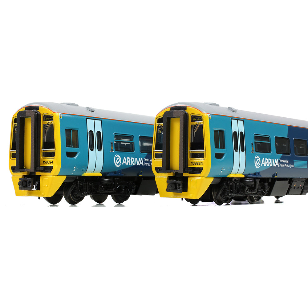 Farish 371-854 Class 158 2-Car DMU 158824 Arriva Trains Wales (Revised) - N Gauge