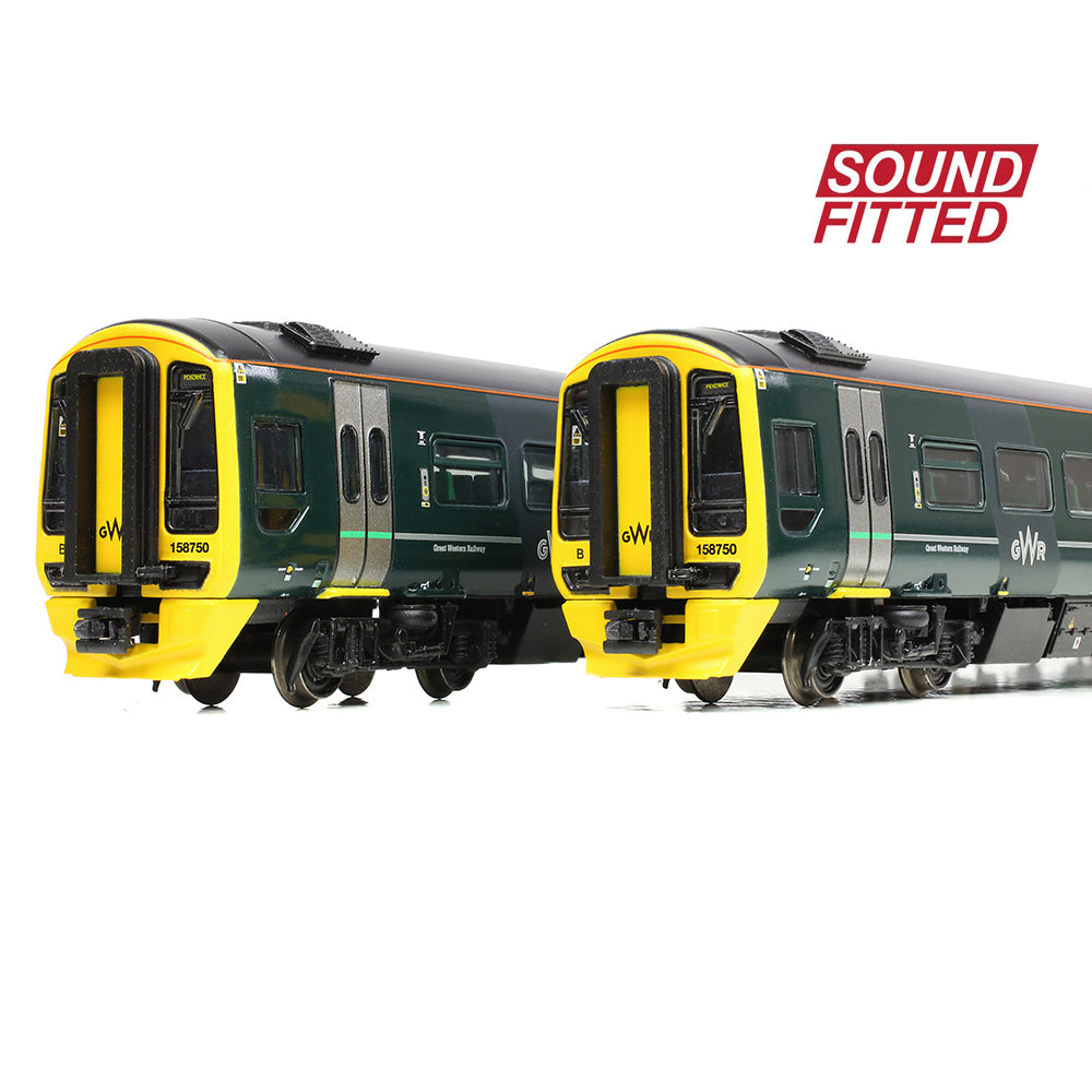 Farish 371-857ASF Class 158 2-Car DMU 158750 GWR Green (FirstGroup) - N Gauge