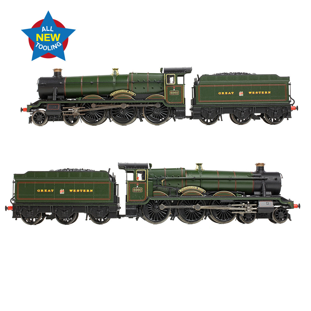 Graham Farish 372-450 GWR 'Modified Hall' 6960 'Raveningham Hall' GWR Lined Green (GW Crest) N Gauge *PRE ORDER £161.46*