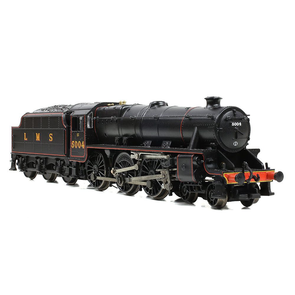 Farish 372-135B LMS 5MT 'Black 5' with Riveted Tender 5004 LMS Lined Black - N Gauge