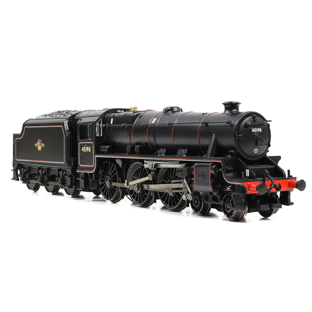 Farish 372-137B LMS 5MT 'Black 5' with Welded Tender 45198 BR Lined Black (Late Crest) - N Gauge