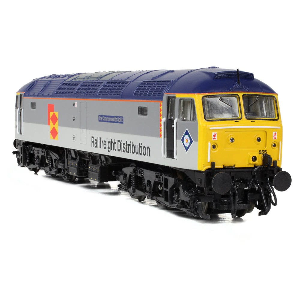 Farish 372-263 Class 47/4 47555 'The Commonwealth Spirit' BR RF Distribution European N Gauge