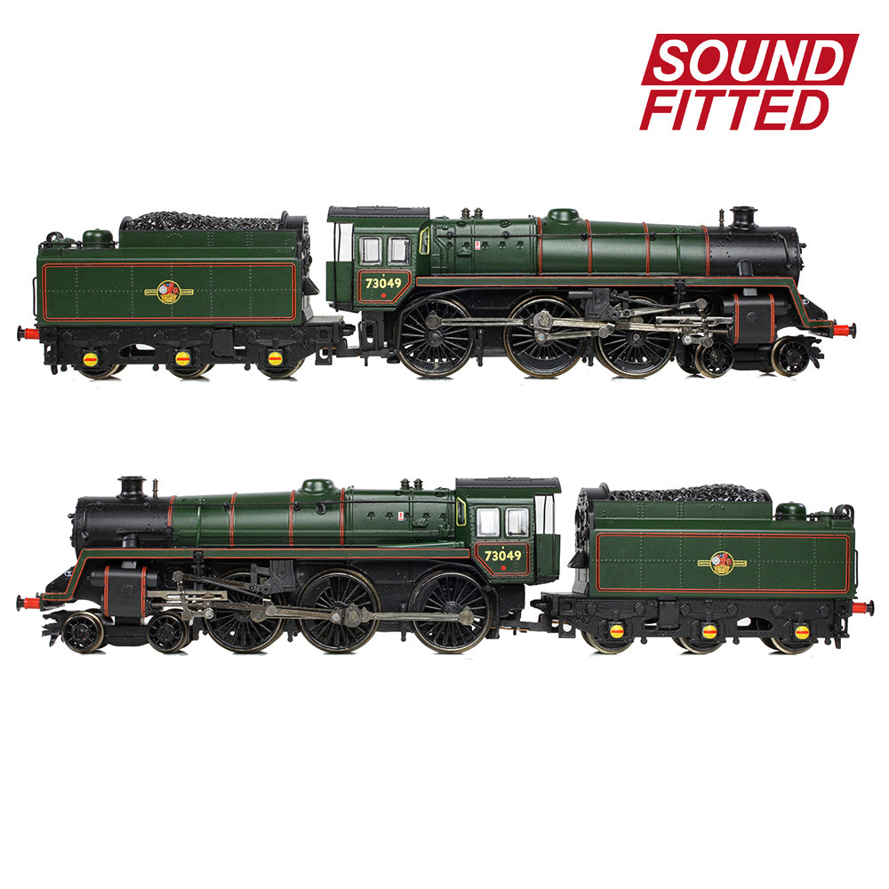 Farish 372-728SF BR Std 5MT with BR1 Tender 73049 BR Green (L/C) - DCC Sound - N Gauge *LAST FEW*