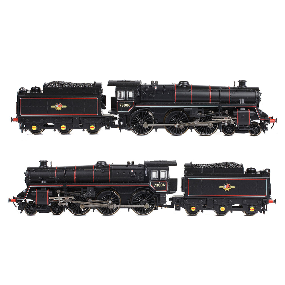Farish 372-729A BR Standard 5MT / BR1 Tender 73006 BR Lined Black (L/Crest) - N Gauge *LAST FEW*