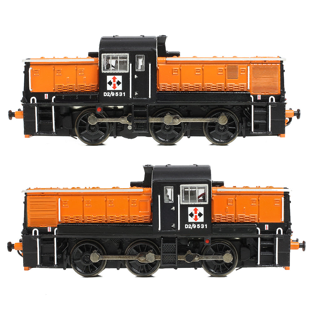 Farish 372-954 Class 14 D2/9531 NCB British Oak Orange & Black - N Gauge