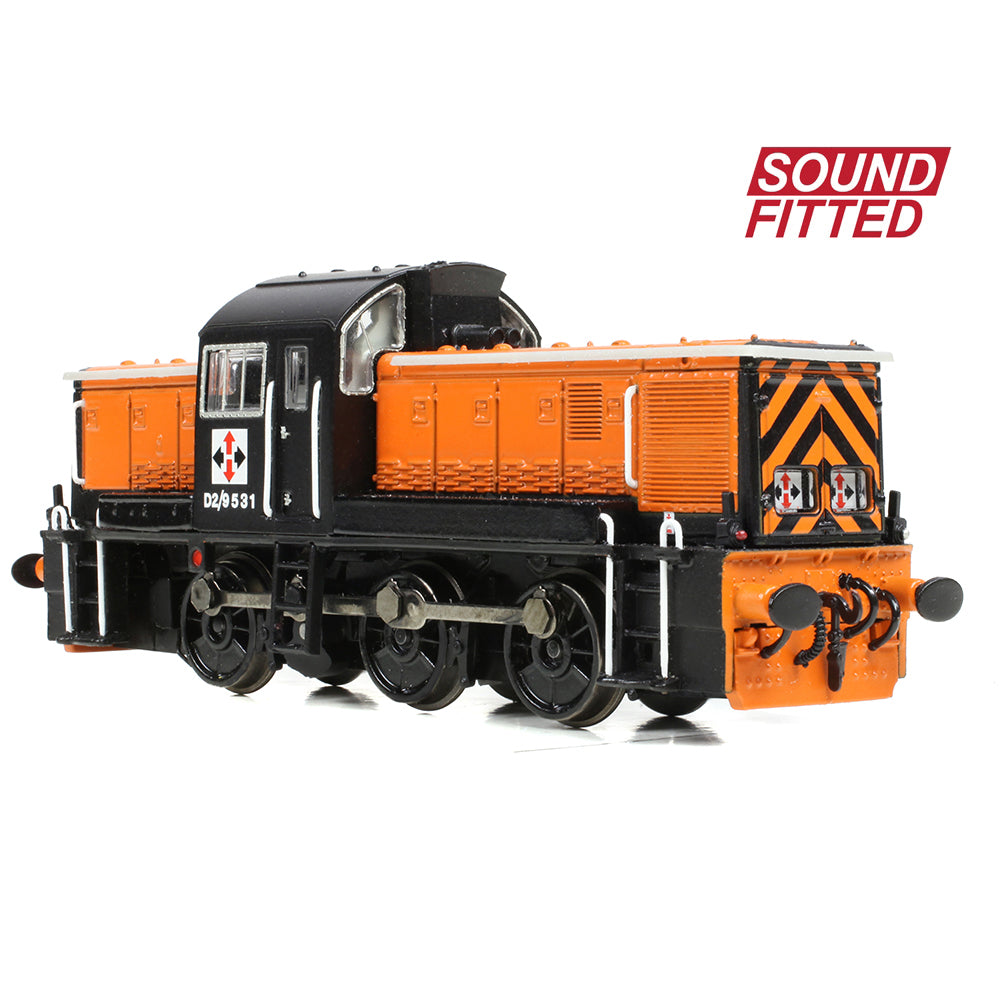 Farish 372-954SF Class 14 D2/9531 NCB British Oak Orange & Black - N Gauge