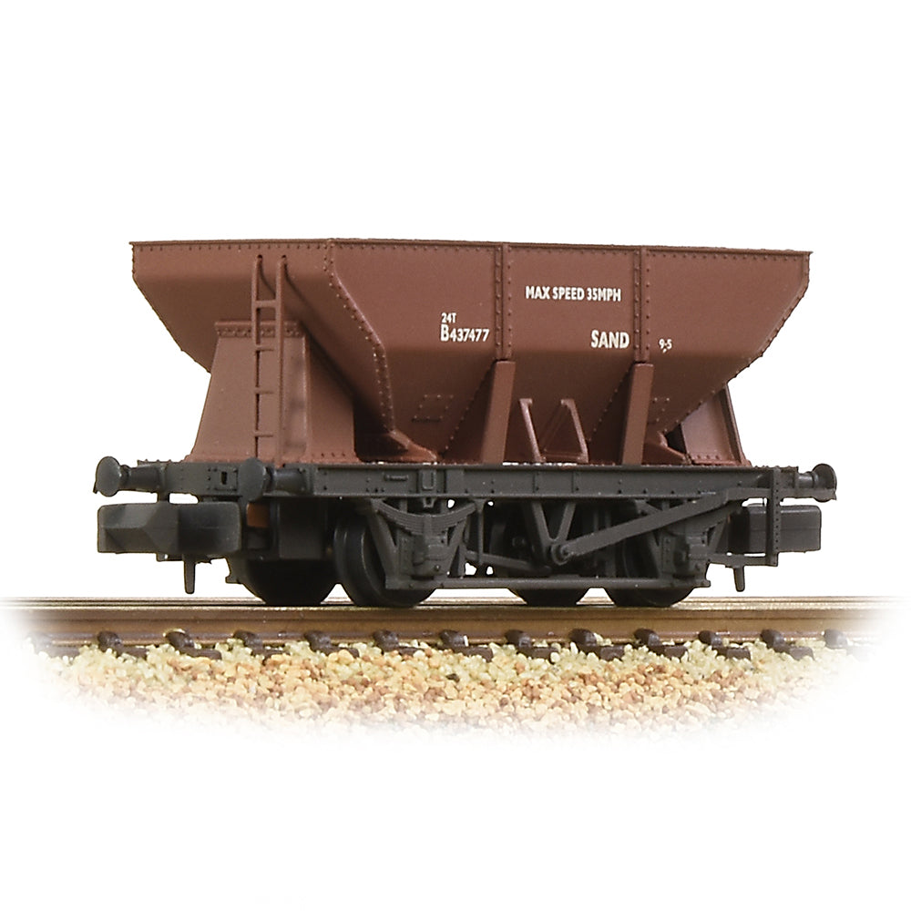 Farish 373-216A 24T Iron Ore Hopper BR Bauxite (Early) - Weathered, N Gauge *LAST FEW*