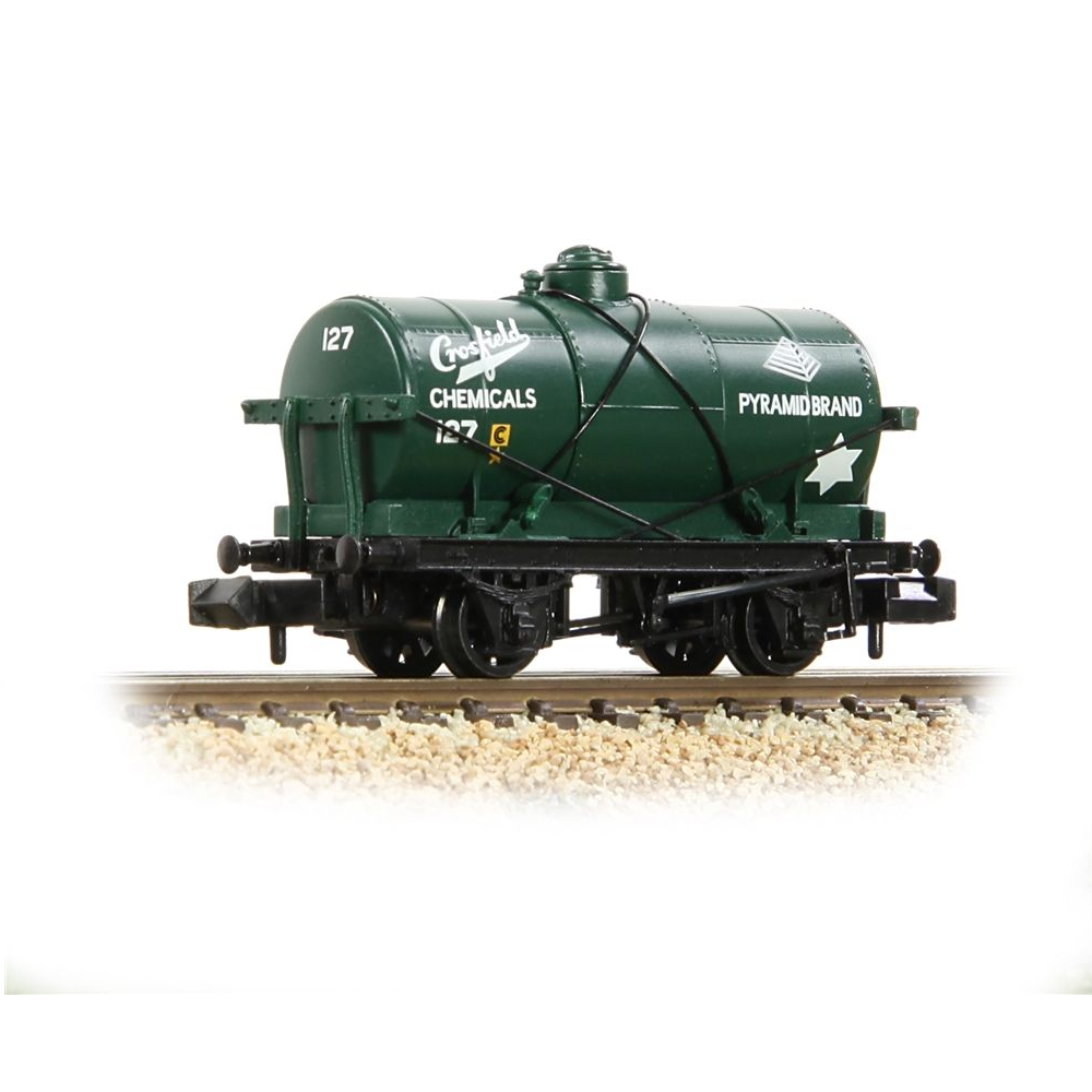Farish 373-659 14T Tank Wagon 'Crossfield Chemicals' Green - N Gauge