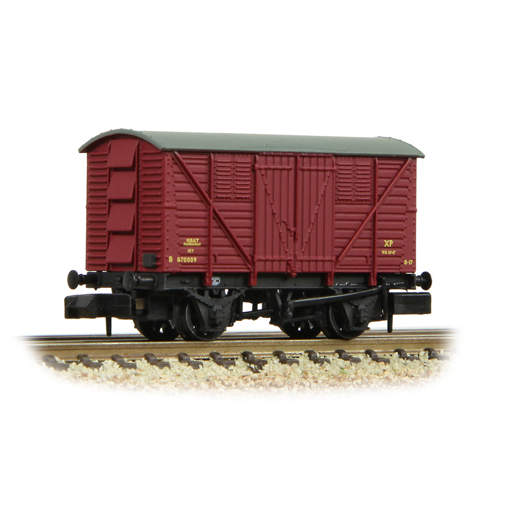 Farish 373-740A BR 10T Meat Van BR Crimson, N Gauge