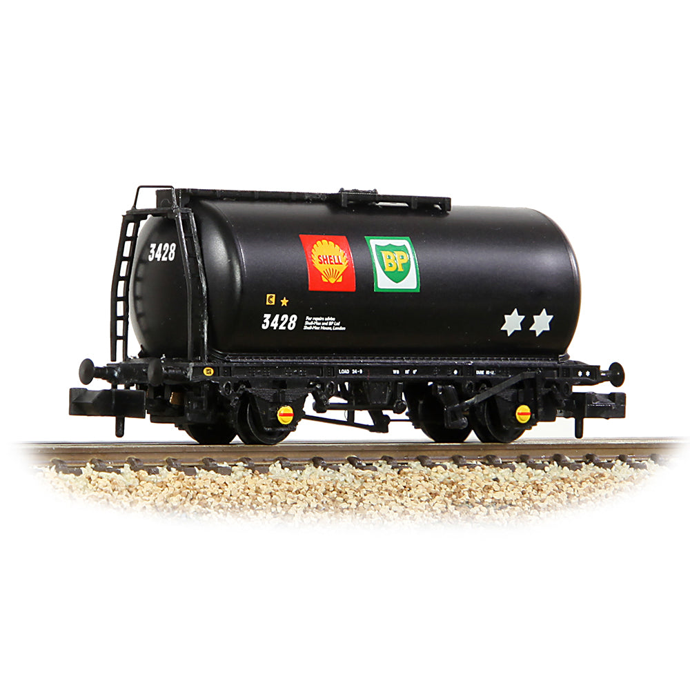 Farish 373-778C BR 45T TTA Tank Wagon 'Shell/BP' Black N Gauge