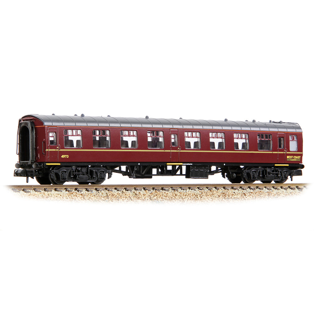 Farish 374-018 BR Mk1 TSO Tourist Second Open WCRC Maroon - N Gauge