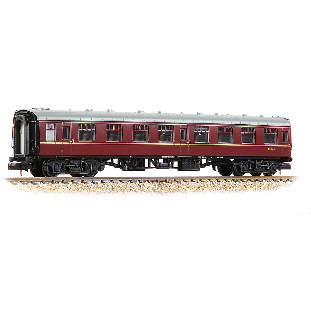 Farish 374-061E BR Mk1 SK Second Corridor BR Maroon N Gauge