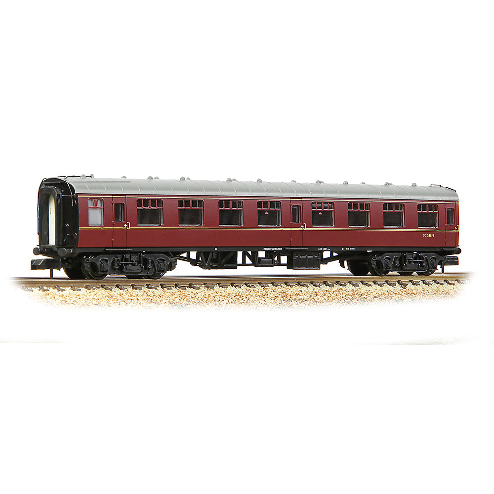 Farish 374-061F BR Mk1 SK Second Corridor BR Maroon - N Gauge