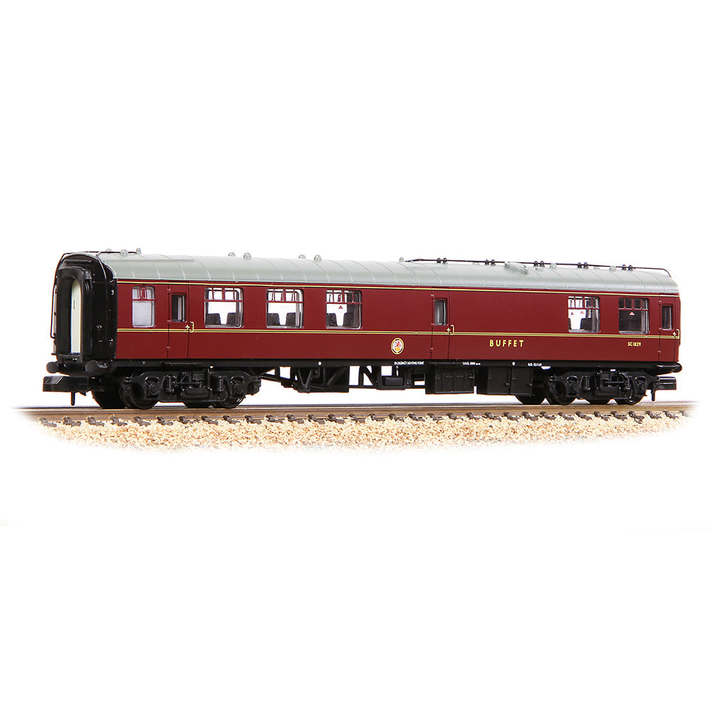 Farish 374-107B BR Mk1 RMB Restaurant Miniature Buffet BR Maroon - N Gauge