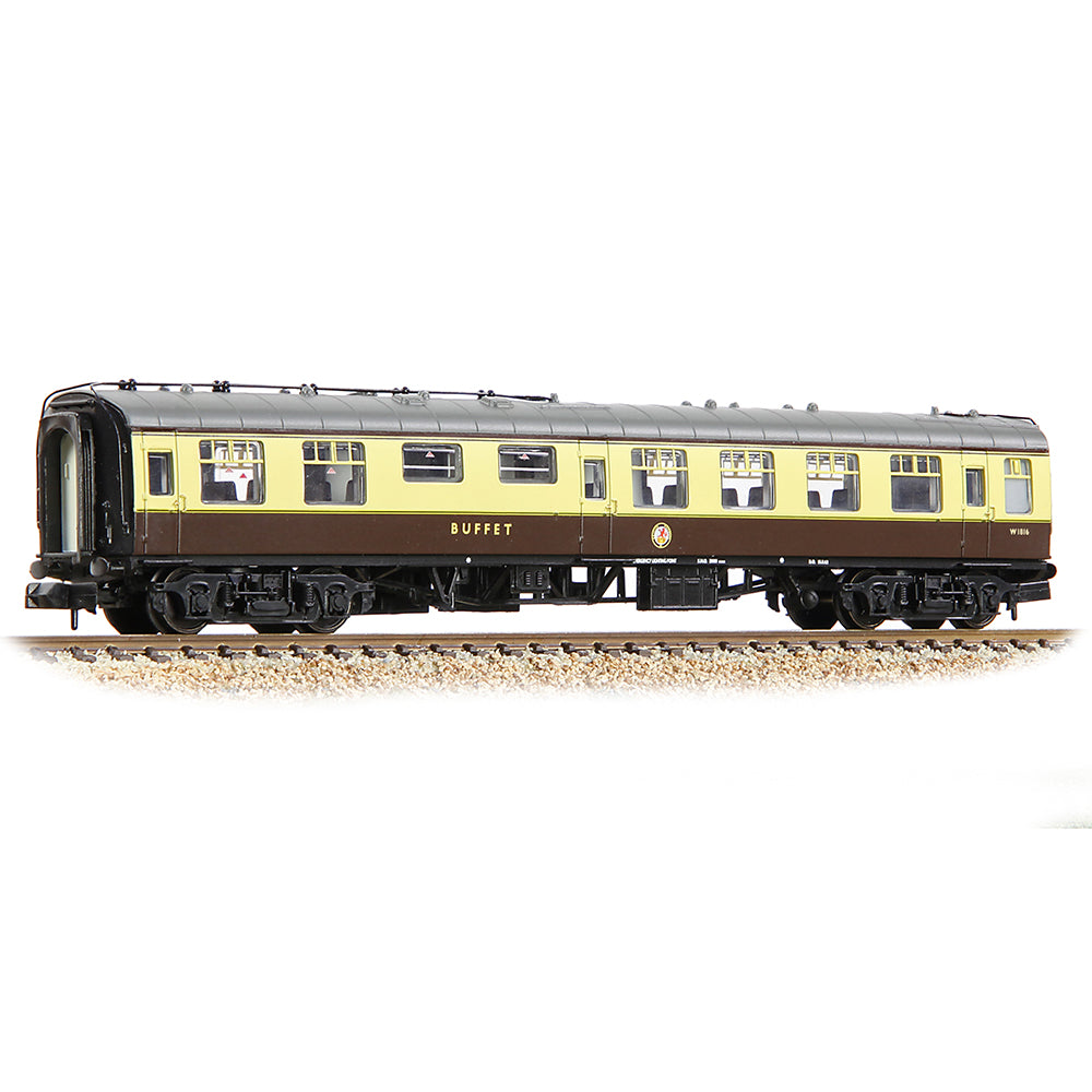 Farish 374-109B BR Mk1 RMB Restaurant Miniature Buffet BR (WR) Chocolate & Cream - N Gauge