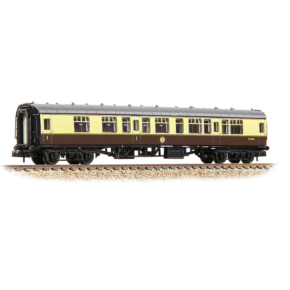 Farish 374-256B BR Mk1 CK Composite Corridor BR (WR) Chocolate & Cream - N Gauge *LAST FEW*