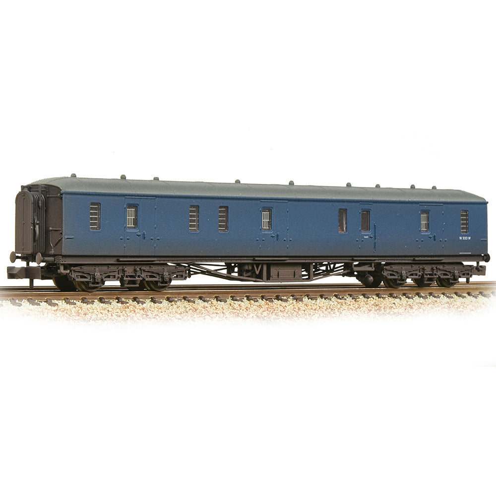 Farish 374-587 GWR Hawksworth Full Brake BR Blue - Weathered - N Gauge
