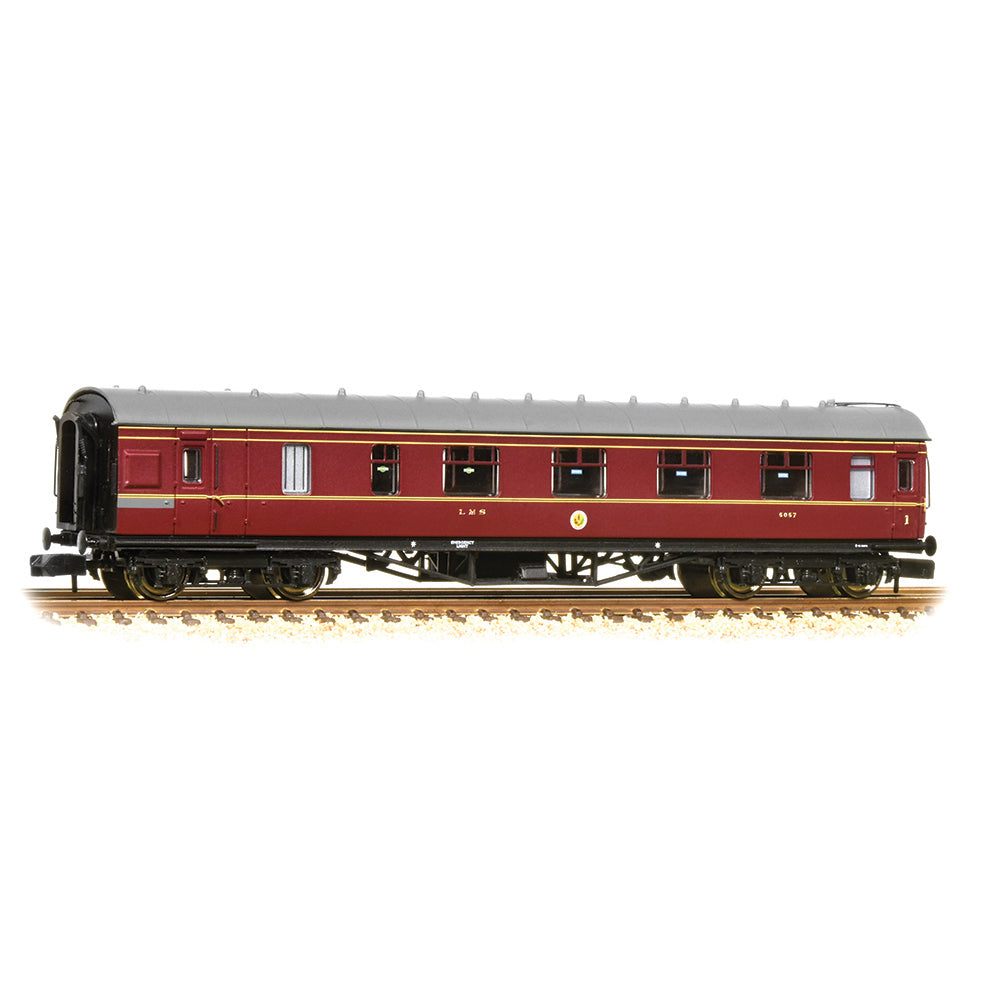 Farish 374-830C Stanier Brake First LMS Crimson Lake *LAST ONE*
