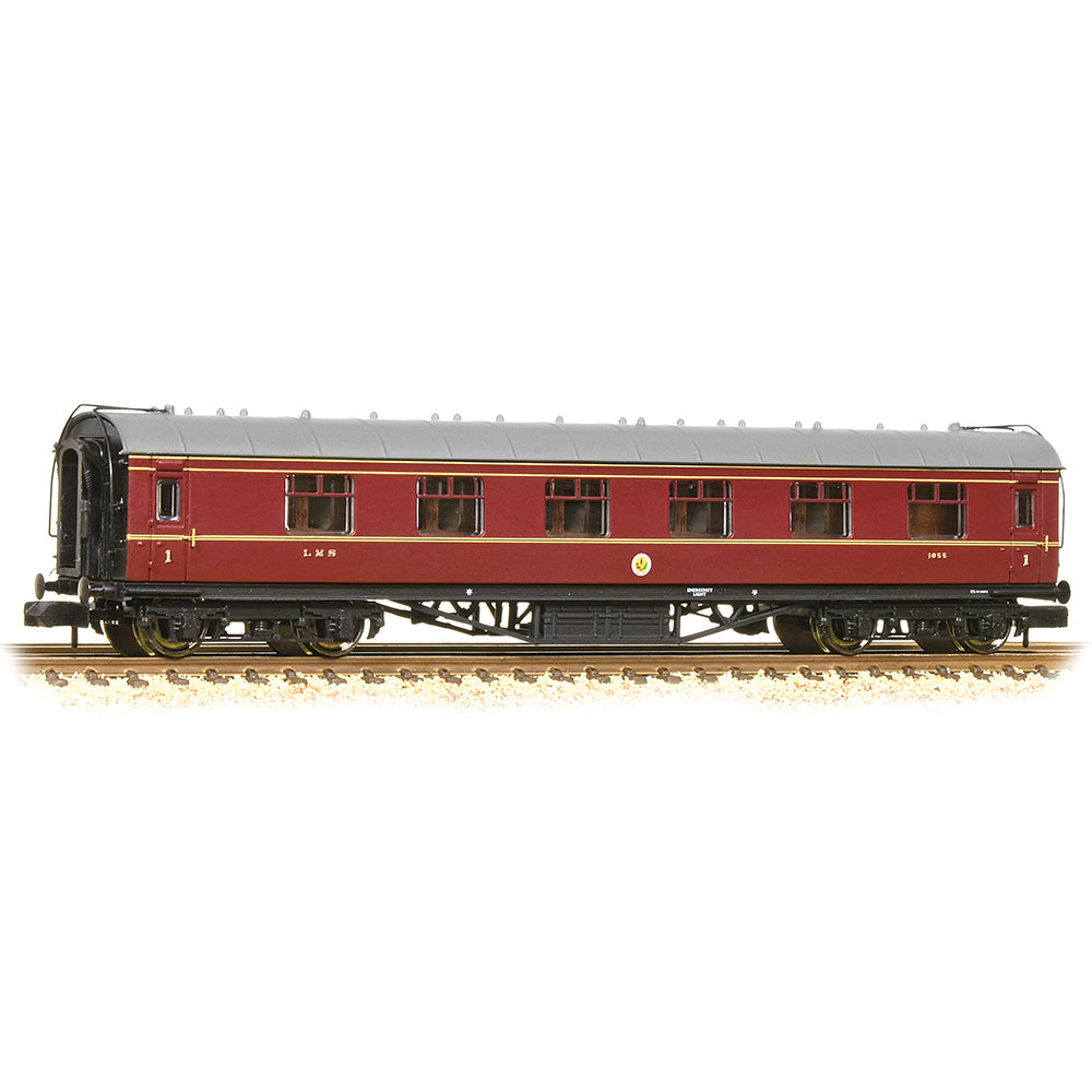 Farish 374-845C Stanier First Corridor LMS Crimson Lake * LAST ONE*