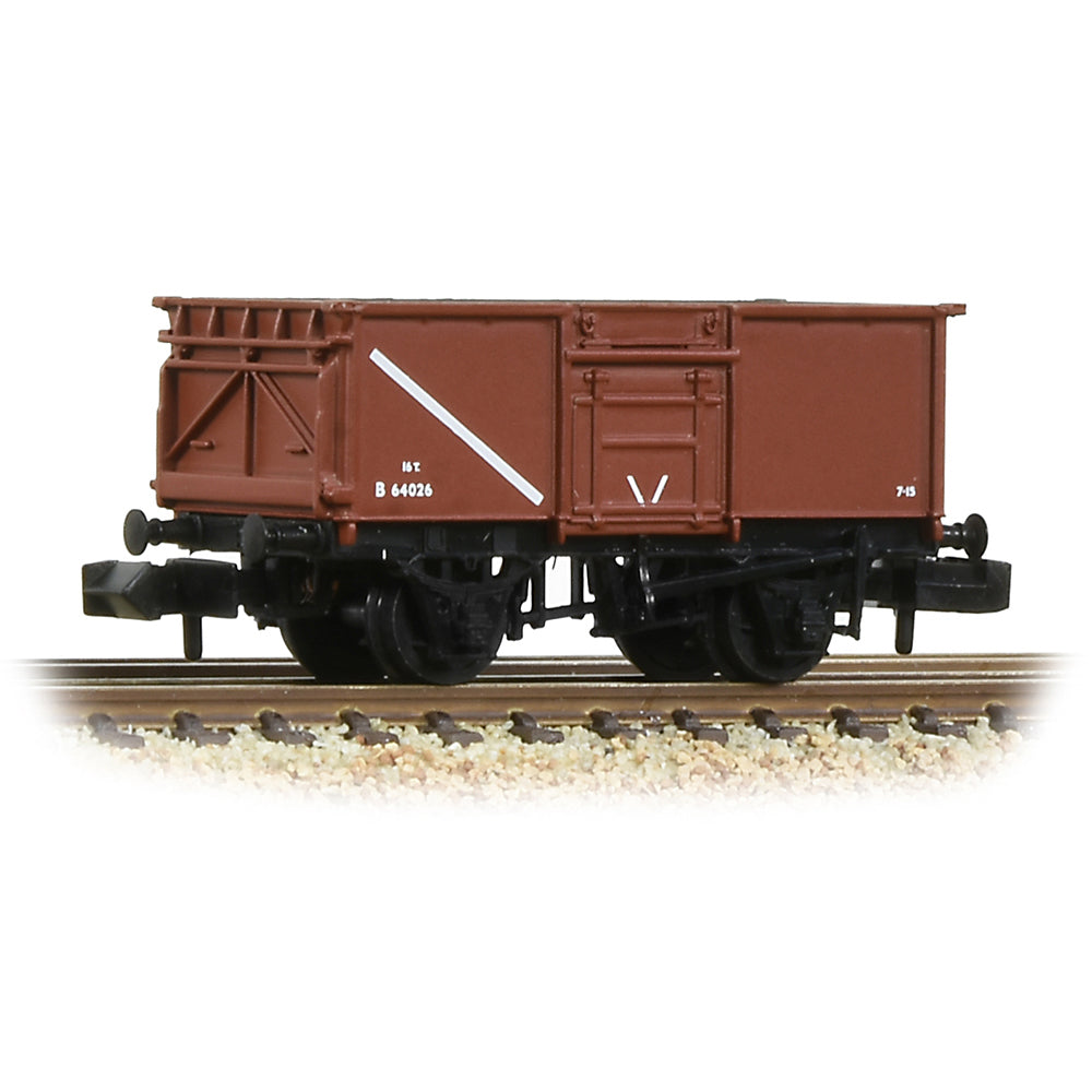 Farish 377-226B 16 Ton Steel Mineral Wagon With Top Flap Doors BR Bauxite, N Gauge *LAST FEW*