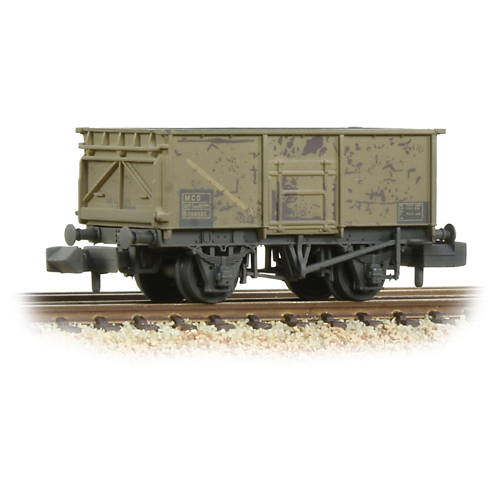 Farish 377-255 16 Ton MCO Steel Mineral Wagon BR Grey Wthrd, N Gauge *LAST FEW*
